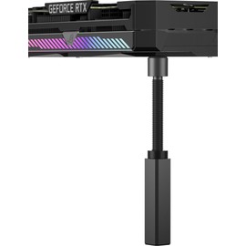 Graphics Card GPU Brace Support, Video Card Sag Holder Bracket, GPU Stand,Black,GH120K(75-120mm / 2.95-4.72in)
