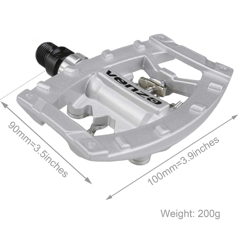 Venzo Dual Function Platform Multi-Use Compatible with Shimano SPD Mountain