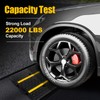 FCOME Rubber Heavy Duty 22000lbs Capacity Car Ramp, Driveway Curb