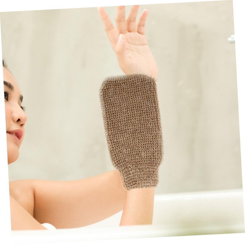 Ipetboom Shower Mitt Gloves Glove Scrubber for Body Exfoliating Glove
