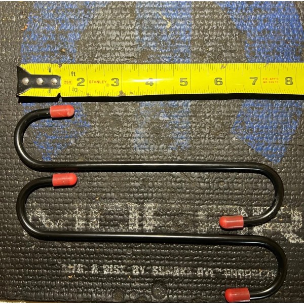 Branded 2 PCS Brake Caliper Hanger Hooks with Red Rubber