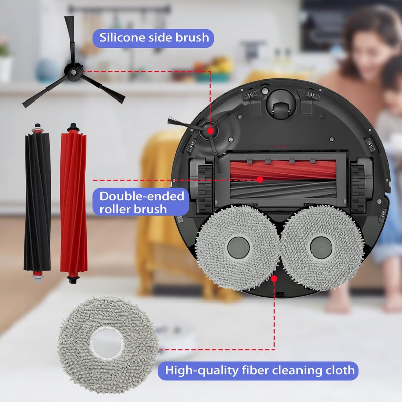 Roborock Qrevo Master Replacement Parts - 22 Piece Accessory Set