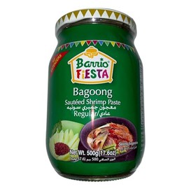 Barrio Fiesta SAUTEED SHRIMP PASTE BAGOONG REGULAR 500g barrio fiesta shrimp paste Bagon regular