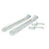 HGW 2 x Trailer Flap Hinge with Screw-On Bolt/Side Hinge