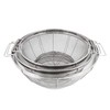 U.S. Kitchen Supply Set of 3 Stainless Steel Colander Strainers