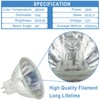 YEGRUEB MR16 Halogen Bulb 12V 35W GU5.3 Bi-Pin Base, 2800K