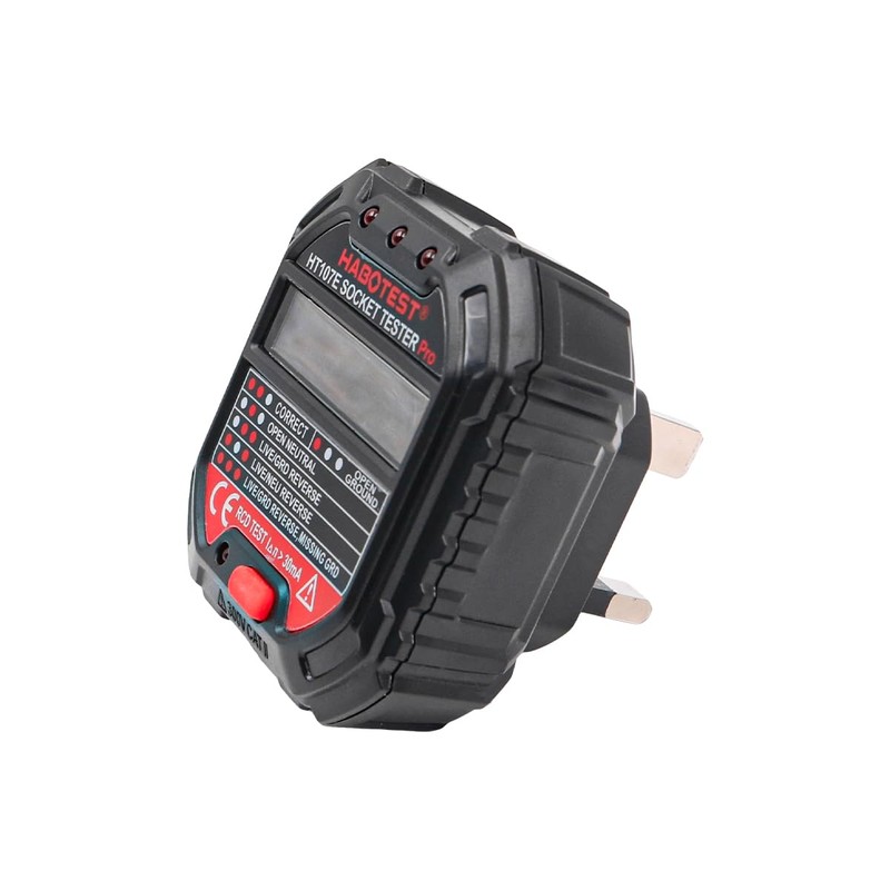 CENPEK Socket Tester Mains Outlet Tester with Voltage Display 90-250V