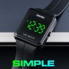 Gosasa Large Face LED Digital Watch Date Time 3Bar Waterproof