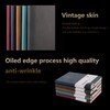 Notebook A6 Lined Leather Pack of 6 Hardcover Notebooks Thick
