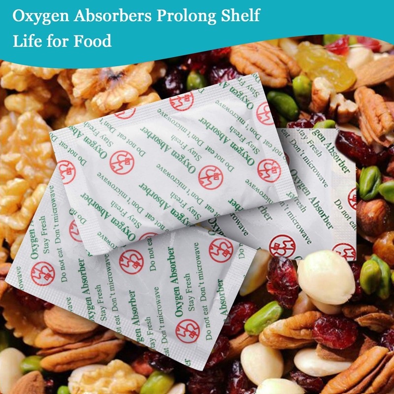 VacYaYa 50CC(200-Pack) Food Grade Oxygen Absorbers Packets for Home Made