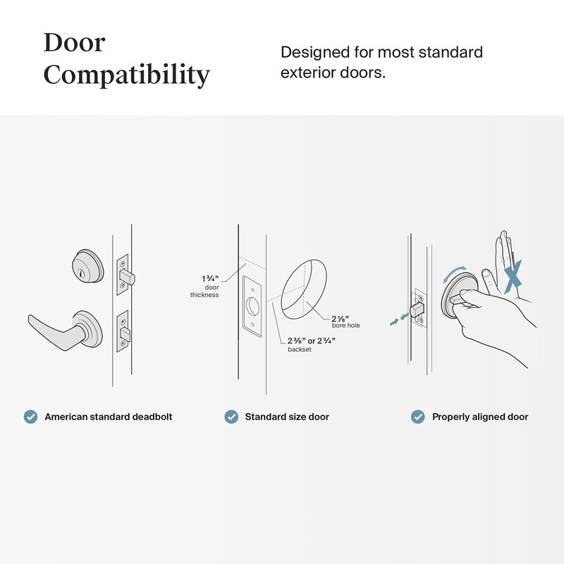 Level Lock Smart Lock - Previous Model - Satin Nickel