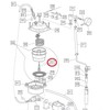 Water Rubber Mushroom Valve With Spring Compatible With DeLonghi Espresso