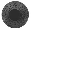 Venbytech for SLAM15 15 lbs Fitness Slam Ball Black