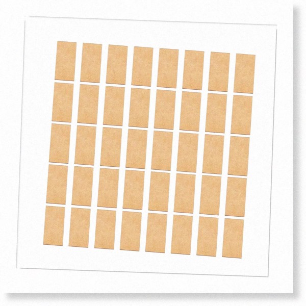 Fingenuity MiniCraft WoodWorks: 50-Piece DIY Miniatures Kit - Unfinished Wooden