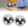 1 Pair Baoding Balls 3.5cm Diameter Stainless Steel Hand Balls