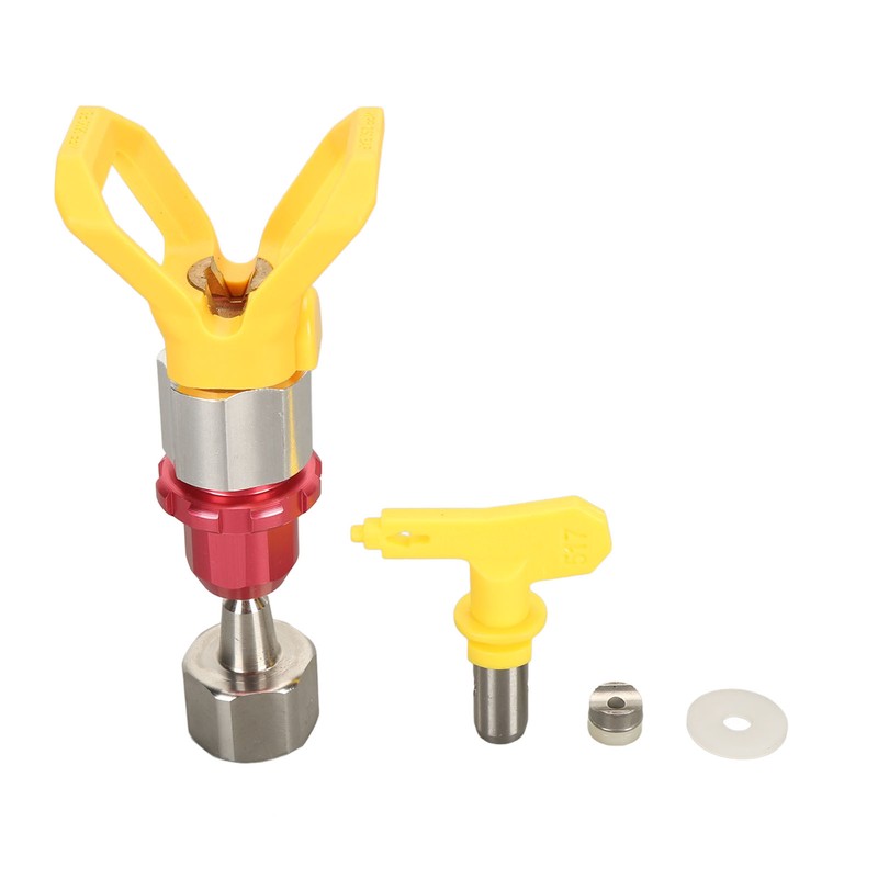 Spray Tip Guard Nozzle Base Swivel Aluminium Alloy Spray Guide