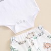 XIXIMAON Baby Girls Boys Coming Home Outfits Lettered Short Sleeve
