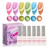 Obp Gama Efecto Ojo De Gato Gel Semipermanente 6pzas 12ml
