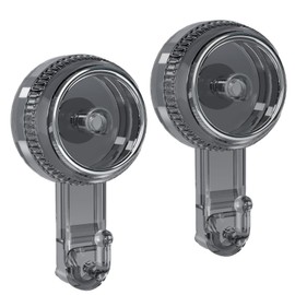 Lvingmax Suction Cup Hooks, Heavy Duty Shower Hooks for Inside Shower, Removable & Waterproof Suction Hook for Bathroom, Kitchen, Wall, Mirror, Window, Door, to Hanging Loofah, Towel, Robes