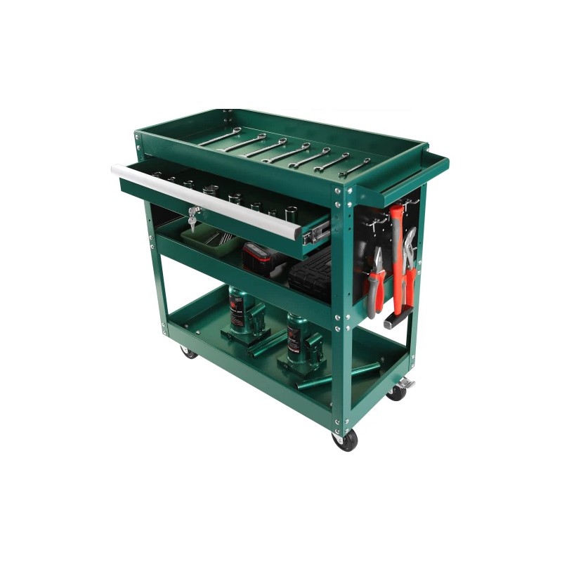 AUGALA 3 Tier Rolling Tool Cart, Heavy Duty Utility Cart