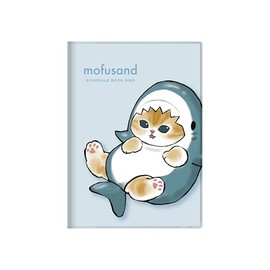 Sunstar Stationery mofusand 2025 Monthly Notebook, B6, Shark Nyan, S2958040