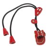 Archery Thumb Protector Regulable Design Safety Rope Brass Cowhide Material