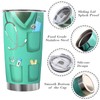 YOETTE Nurse Tumbler 20oz, for Women Men Nurse Stainless Steel