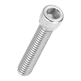 Kozelo 25pcs Socket Head Cap Screws - [1/4"-28 x 1-1/2"] 304 Stainless Steel Allen Socket Drive for Electrical Motor 3D Printing Fan Engine Replacement Use, Silver