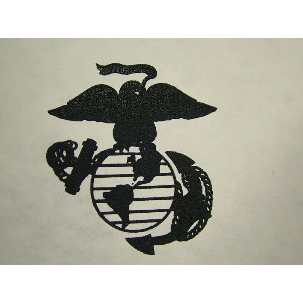 USMC MARINE CORPS EGA TRANSFER EMBLEM CAMO BDU POCKET IRON