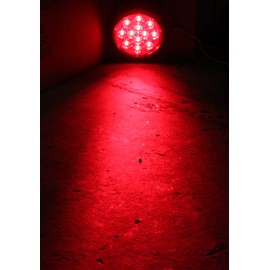 Blingbling 10 Truck Trailer RED Lens 4" Round LED Stop Turn Tail Light Includes Light Grommet Plug