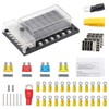 NUZAMAS 12 Volt Fuse Panel Block Boat Fuse Panel with