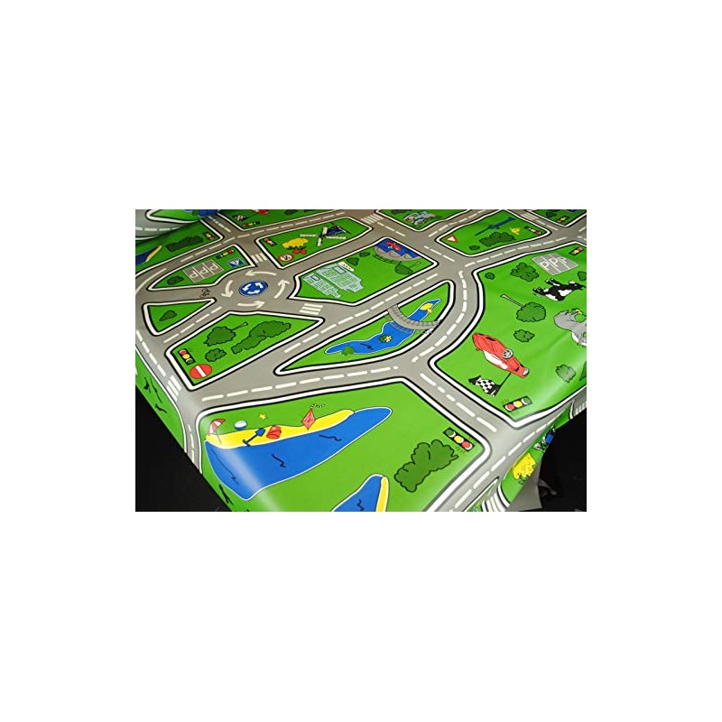 Karina Home Fun Childrens Road Map Kids PVC Wipe Clean