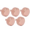 5pcs Professional Replacement Watch Crown Rose Gold Watch Crown Repairing