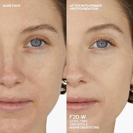 Smashbox Always On Foundation with Hyaluronic Acid, Medium-To-Full Coverage, Evens Skin Tone with a Natural Finish, 1.01 fl. oz., F20W