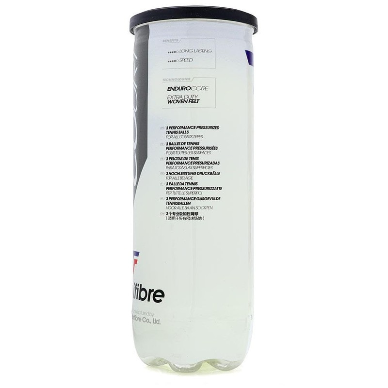 Tecnifibre Court 3 Tennis Ball, Yellow, Nosize