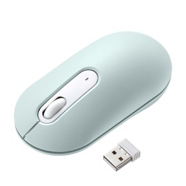 Sanwa Supply MA-WBS327G Silent Wireless Mouse (Green)