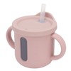 Silicone Sippy Cups Double Handles Lightweight Toddler Training Cup with