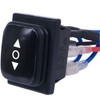 weideer Reverse Polarity Switch Waterproof 12V RV Jack Switch ON/Off/ON