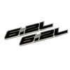 6.2 Liter Engine Aluminum Emblems Badges in Silver and Black