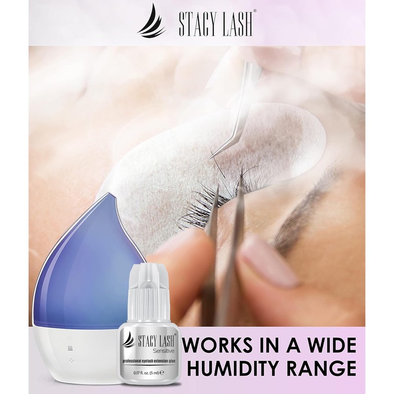 STACY LASH Sensitive Eyelash Extension Glue 0.17fl.oz/5ml / 5-6 Sec
