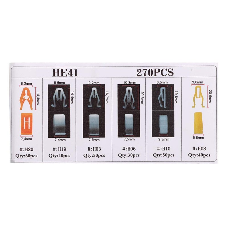 270pcs Car Holding Clips Dashboard Trim Clip Car Console Dashboard