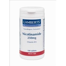 Lamberts Nicotinamide 250mg 100 Tabs Vitamin Β3
