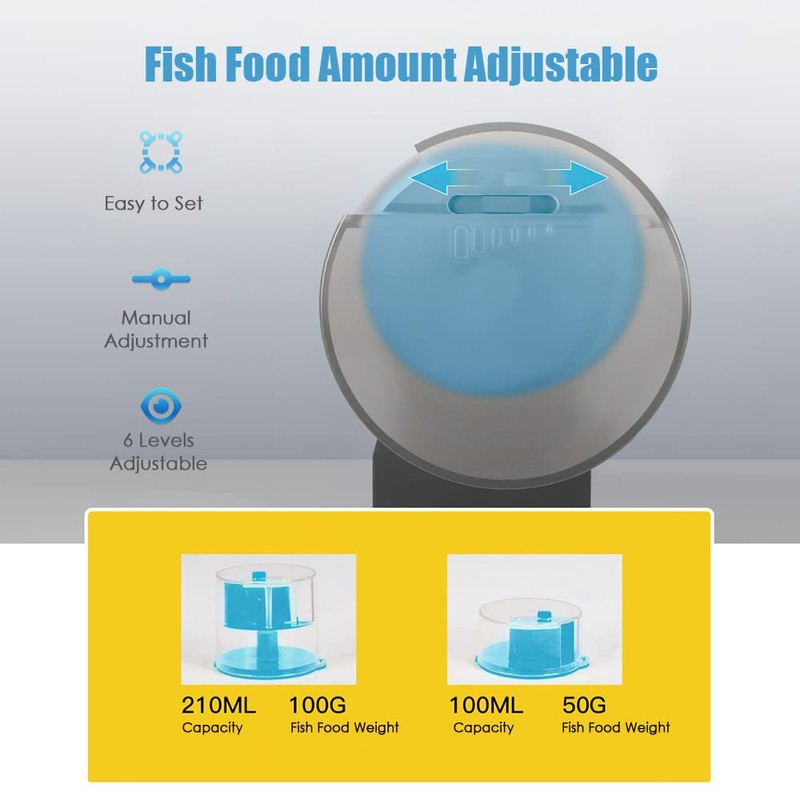 Aquarium Automatic Feeder FAJIA Aquarium Automatic Fish Feeder Fish Tank