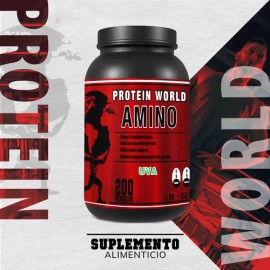 Aminoácidos Bcaas En Polvo Protein World 1kg Varios Sabores                                                                                           