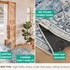 Bloom Rugs Caria Washable Non-Slip 7 ft Runner - Blue