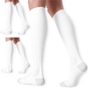 3 Pairs Compression Socks for Women Men, Calf Support Pressure