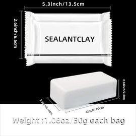 ZFYOUNG 20-Pack Premium Waterproof Wall Repair Sealing Clay Duct Seal Ideal for Wall Hole Repair, Air Conditioning and Drainage Pipes Quick and Easy Solution