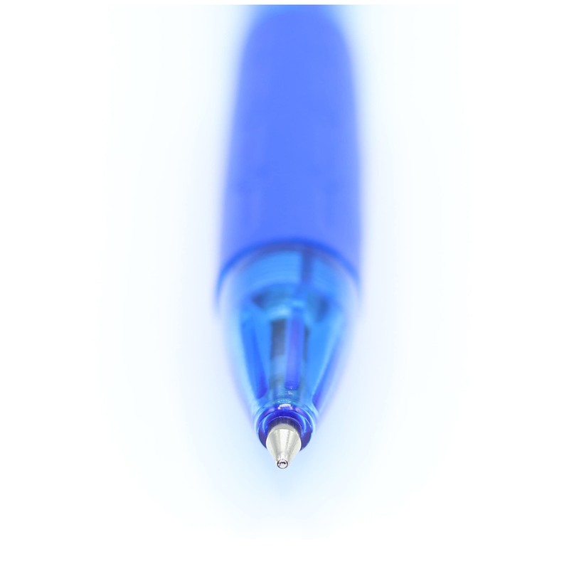 Writon Retractable Ballpoint Pens, Comfort Grip, 1.0mm Medium Point, Blue