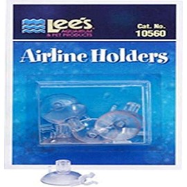 Lee's Pet Products ALE10560 6-Pack Airline Suction Cups for Aquarium Pumps