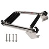 Marine 316 Stainless Steel Telescoping Folding Transom Ladder, 4 Steps
